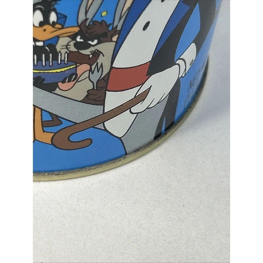 VTG 1989 Bugs Bunny 50th Birthday Tin Looney Tunes Brachs Jelly Bean England EUC